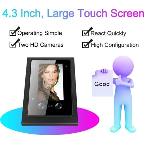 Eseye Biometric Face Facial Recognition Time Attendance System Access Control Employees Time Clock Assistance Recorder Machine