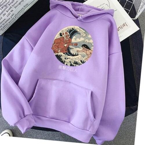 Hot Japanese Anime Attack On Titan Hoodies Sweatshirts Men Women Pullover Unisex Cartoon Print Streetwear Harajuku Clothing