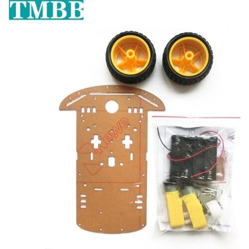 Smart car chassis Tracing car Robot car chassis With code wheel / speed / send battery box
