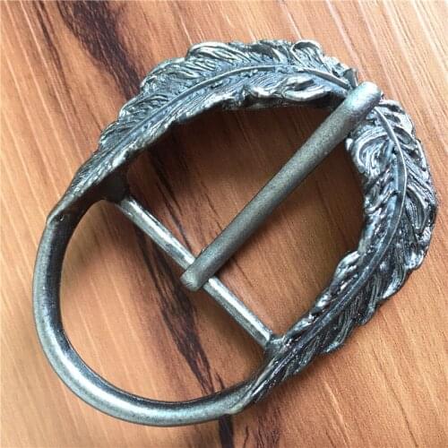 High Quality Simple Feather DIY Accessories Men Belt Buckles For Belt Fashion Alloy Belt Buckle For Man Belt AK0028