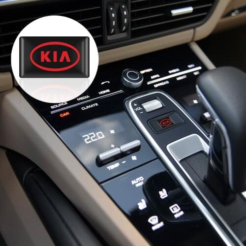 10PCS 3D Epoxy Resin Emblem Badge Sticker Decals Decorating For KIA Cerato Sportage R K2 K3 K5 RIO 3 4 Sorento Car Accessories