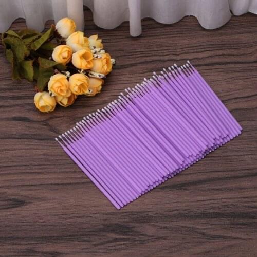 100Pcs Disposable Individual Lash Removing Micro Brush Eyelash Extension Tools