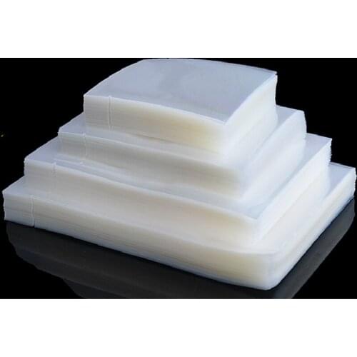 100pcs Transparent vacuum heat seal bag food candy packing bags small large plastic pouch kitchen supplies