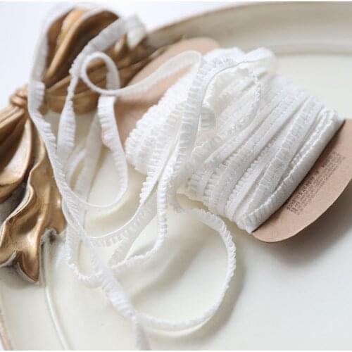 4 Meters/lot Width 1.6cm High Quality Delicate Elastic Pink Lace Applique Trim Ribbon DIY Craft Garment Cheongsam Accessories