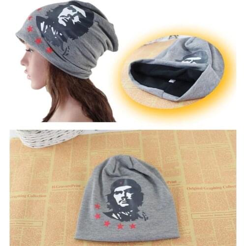 66g/pcs Fashion star Freedom Print hat for women unisex Hip Hop Winter Beanie Caps for men qt140