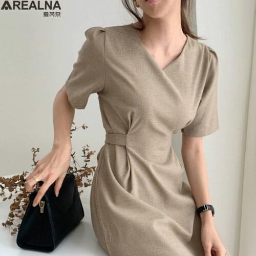 AREALNA Summer Midi Dresses