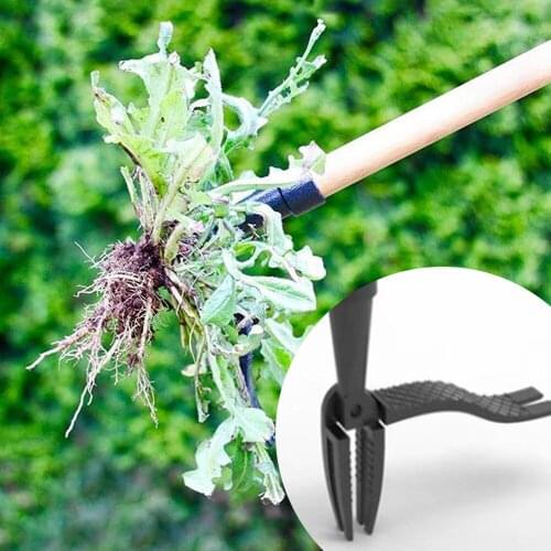 No Bending Standing Weeding Rooter Shovel Clip Stand Up Weeder Metal Claw Weed Root Puller Remover Garden Hand Tool