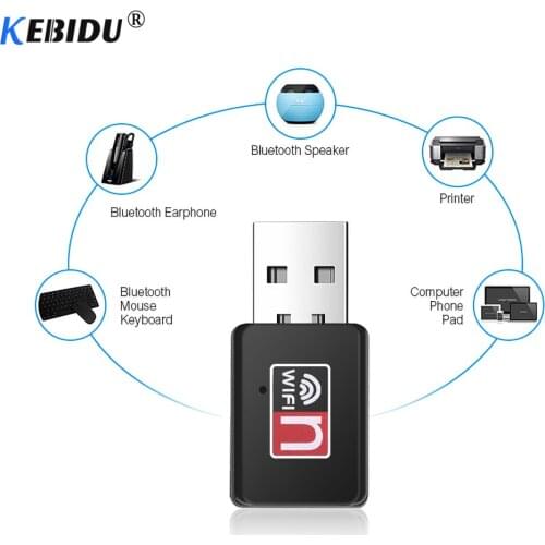 KEBIDU 150Mbps Mini Wi-Fi Adapter USB WiFi Adapter For PC USB Ethernet WiFi Dongle 2.4G Network Card Antena Wi Fi Receiver