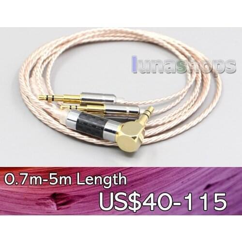 LN006880 Hi-Res Brown XLR Earphone Cable For OLLO Audio S4 MIXING S4R Recording S4X Reference HPS Headphone