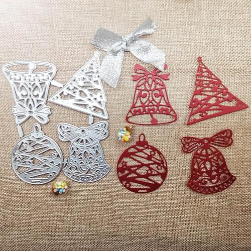 New Metal Cutting Dies Scrapbooking Christmas decoration DIY Album Paper Card Craft Embossing stencil Dies 118*142mm