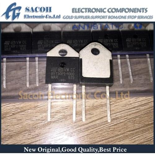 Free Shipping 10Pcs BYT30PI-1000 BYT30PI1000 BYT30P-1000 BYT30P1000 TOP3I 30A 1000V Fast Recovery Rectifier Diode