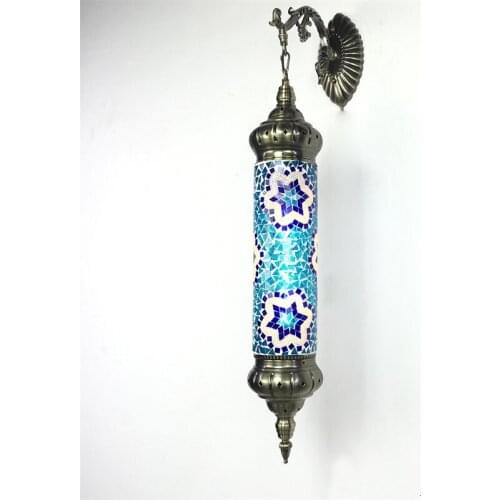 New Mediterranean style Art Deco Turkish Mosaic Wall Lamp Handcrafted mosaic Glass romantic wall light
