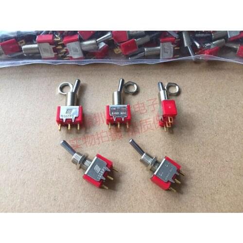 Original new 100% 100SP1 button switch 3pin 2gear 0.4VA hole foot rocker switch