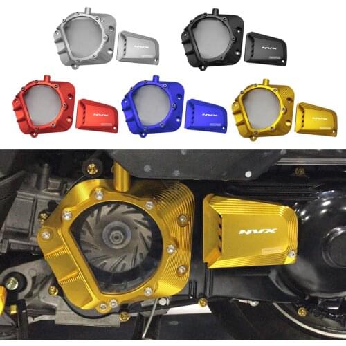 SEMSPEED CNC Motorcycle New Transparent Engine Cover Guard Protector For Yamaha Aerox155 NVX155 NVX 155 125 150 2015-2019 2020