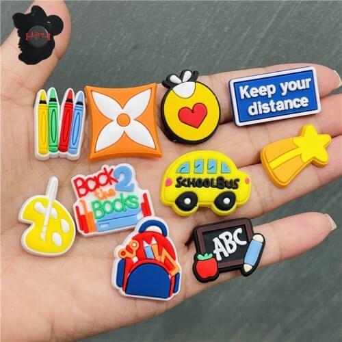 1PCS PVC Cute Cartoon Fridge Magnets Colourful Crayon Paint Board Keep Your Distance Refrigerator Magnetic Sticker Children Toy