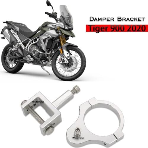 Tiger 850 Steering Stabilize For TRIUMPH Tiger 900 GT PRO RALLY TIGER 900 Moto Steering Stabilize Damper Bracket Mount Kit 2020
