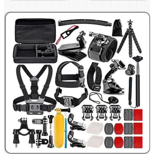 50-in-1 Universal Action Camera Accessory for GoPro Hero 9 8 7 6 5 Black Xiaomi Yi Lite Sjcam Eken H9 GoPro Hero 8 Accessories