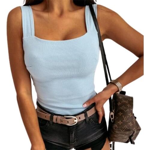 Woman Solid Sling Camisole Sexy Backless Slim Elastic Midriff-baring Waistcoat with Drawstring Girls Summer Short Camis Tank Top