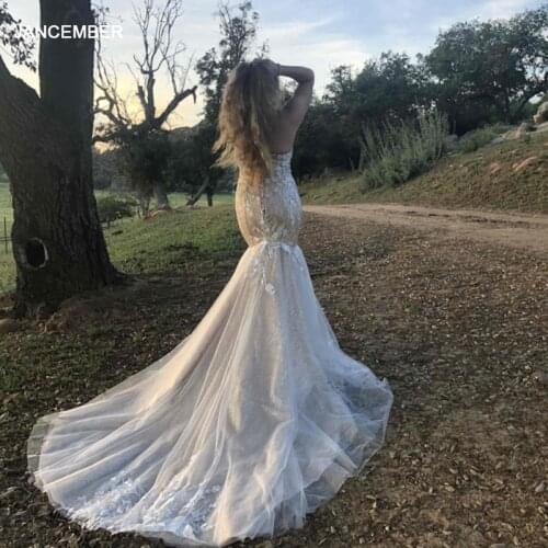 J66349 Jancember White Mermaid Celebrity Evening Dress 2020 Strapless Sexy Summer Wedding Boho Dresses For Women