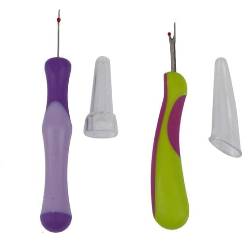 1pc Plastic Handle Craft Thread Cutter Seam Ripper Stitch Unpicker Sewing Tool Cross-Stitch Sewing Thread Remover