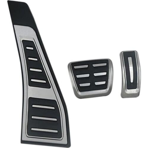 3 Pcs Car Rest Brake Throttle Non-slip Pedal, Suitable For- 16-18 A4 A4l -b9