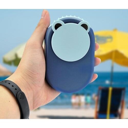 3-in-1 Handheld USB Fan Mini Hanging Neck Fan Desktop Fan w/ Adjustable Lanyard Concealed Bracket for Outdoor Sports