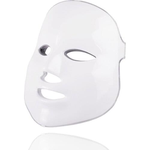 7 Colors LED Facial Mask Machine EMS Micro-current Therapy Skin Rejuvenation Anti Acne Wrinkle Beauty Instrument Home Spa Salon