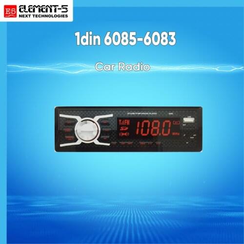 ELEMENT-5 1din 6085-6083 Radio AM/FM Car Stereo FM Bluetooth Car Player For Universal Host