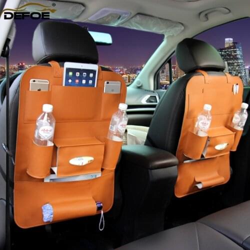 Car decoration car seat storage bag Multifunctional storage box car seat back bag creative car accessories box Waterproof clean