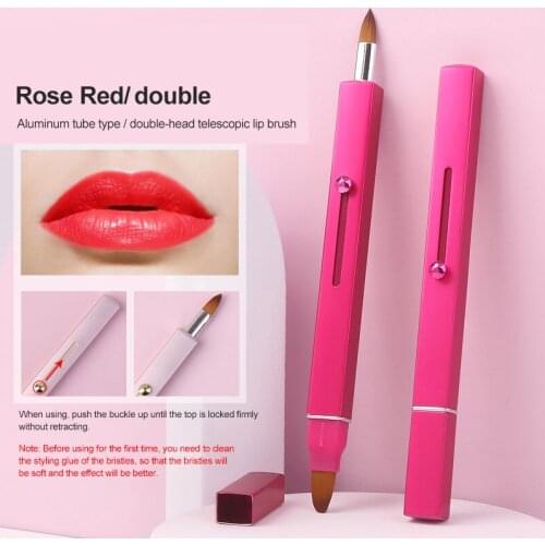 Big Discounts Single/double Head Lip Brush Eyeshadow Brushes Mascara Applicator Soft Hair Cosmetic Makeups Tools Accessories