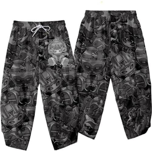 Streetwear Men Harem Pants Japanese Style Casual Black Print Trouser Man Jogger Pants Plus Size 6XL