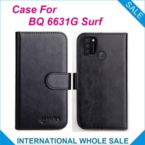 BQ 6631G Surf Case 6 Colors Flip Slots Leather Wallet Cases For BQ 6631G Surf Cover Slots Phone Bag Credit Card