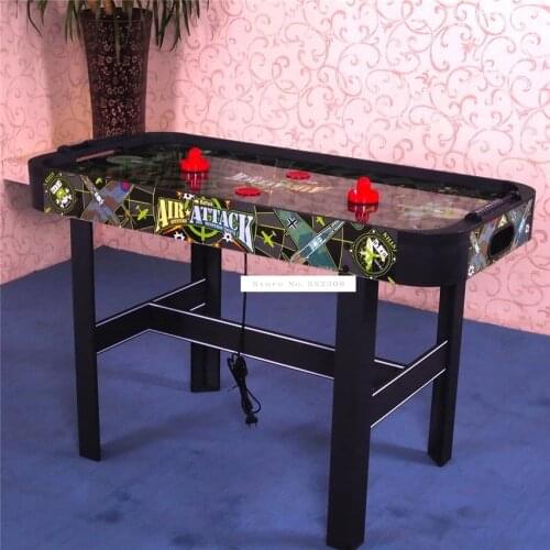 For Children Games 4 Feet Air Hockey Table Home Indoor Sport Game Play Equipment With 4 Pucks 4 Felt Pusher Mallet Grip WH4001