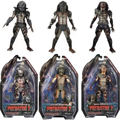 Predator Figure Neca Predator 2 Guardian Snake Stalker Predator Neca Alien Figure PVC Action Figures Collectible Model Toys