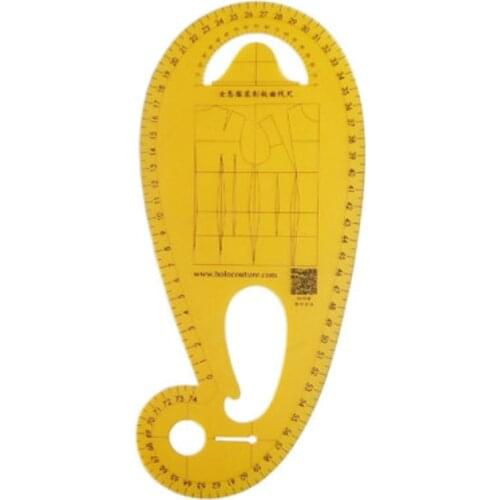 Fashion Design Ruler Clothing Curve Armhole Ruler Pattern Design Template