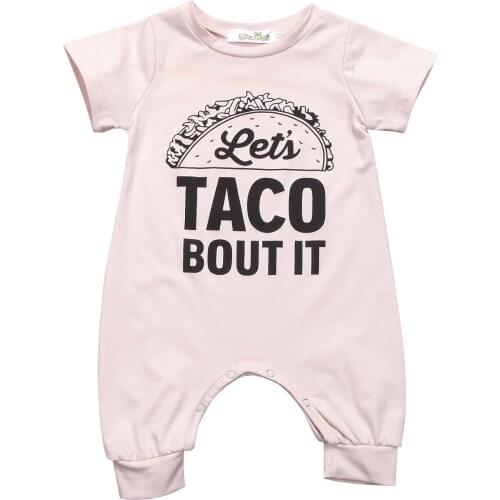 Newborn Baby Boy Girls Clothes Hamburg letters short sleeves Romper Jumpsuit Summer Outfits 0-18M SS