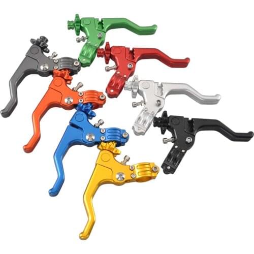 Motorcycle Short Stunt 22mm Handlebar Brake Clutch Lever For Harley Honda Kawasaki Triumph Scooter Electrical Bike Universal