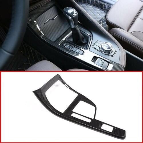 LHD Carbon Fiber Center Console Frame for BMW X1 F48 2016-2019 for BMW X2 F47 2018