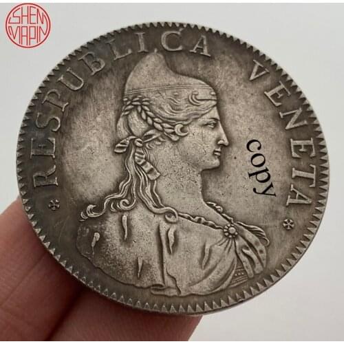 FRANC LAUREDANO DUCE 1756 Copy Coin Two-winged Lion Copper coin