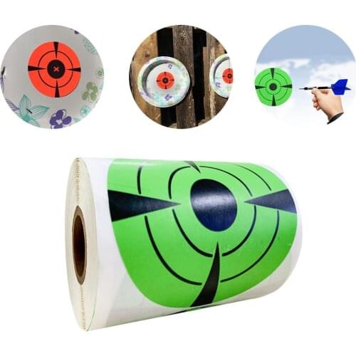 250 PCS/roll Round Shooting Target Stickers 3 inch Per Darts Stickers for School Dart Course Kids Toys Target Stickers