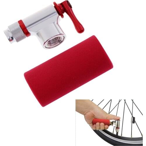 CO2 Bicycle Motorcycle Tyre Inflator Bike Tire Pump Presta and Schrader Valve Compatible No CO2 Cartridges Included