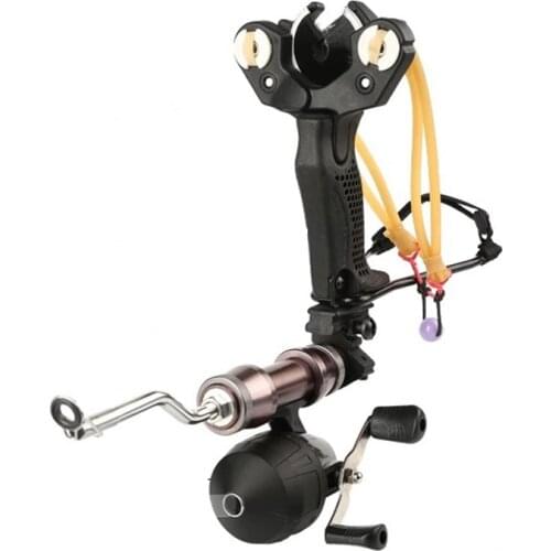 New Outdoor Catapult Tool Set Multifunction Pocket Bow Slingshot Powerful Archery Shooting Fish Hunting Catch Fish Tool Kit