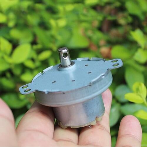 DC 24-36V reduction motor 50 reduction box plastic gear metal gear slow motor gear box reduction robot fan motor