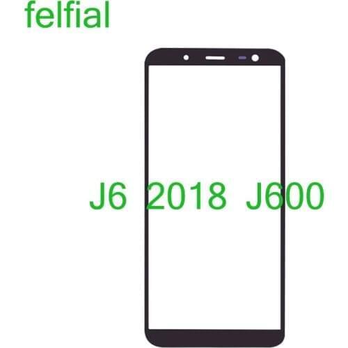 For Samsung Galaxy J6 2018 J600 J600F J600Y J600F/DS J600G Touch Screen Front Panel Glass Lens Front Outer LCD Glass Replacement