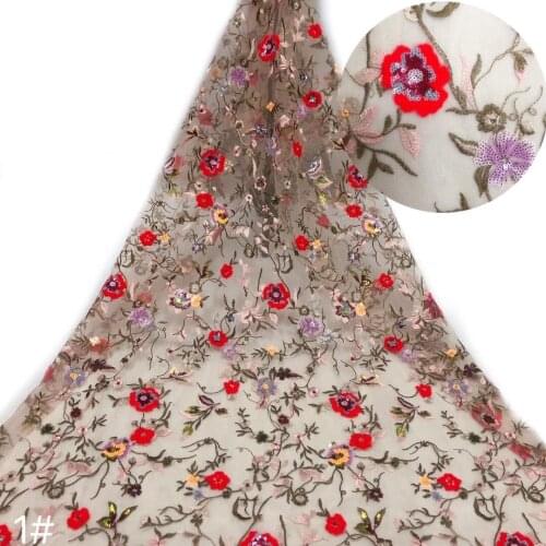 High-quality and exquisite multi-color sequins + multi-color embroidery with flocking cloth, suitable for fashionable ladies