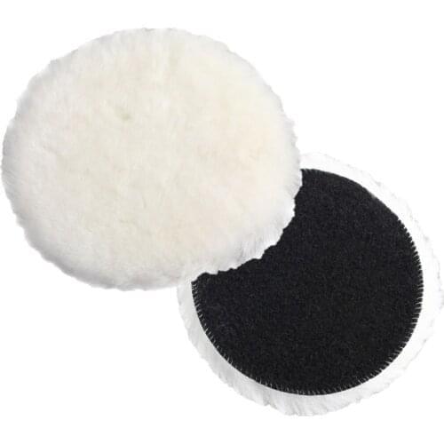 WENXING 3/4/5/6/7'' Polisher Buffer Wool Buffing Clean Pad Magic Patch Car Detailing Polishing