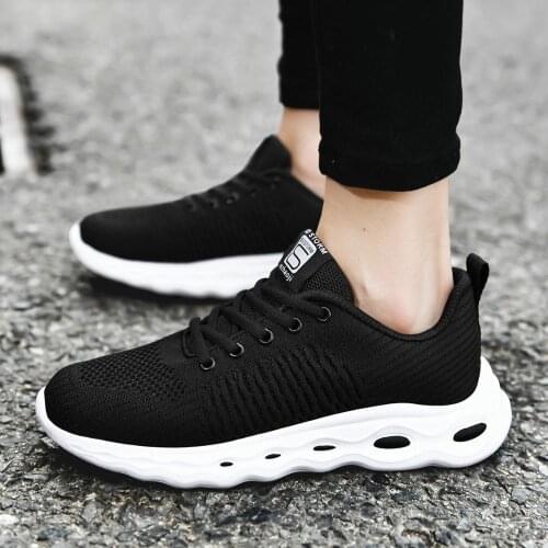 2020 Women Sneakers breathable Fashion Casual Sneakers Women Walking mesh lace up flat shoes women tenis feminino