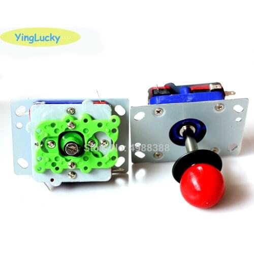 2pcs ZIPPY Joystick Long shaft 2 way, 4 way, 8 way joystick with Microswitches arcade parts for coin operated game machine