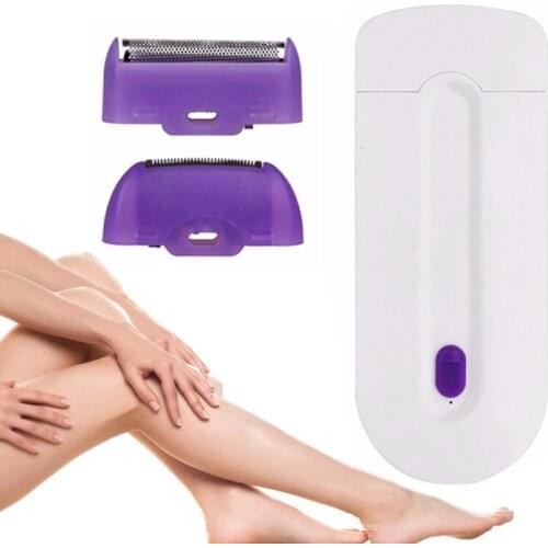 2 in 1 Induction Shaver for Women Hair Removal Electric Depilator Body Epilator Razor Instant Sensor Light Bikini Trimmer
