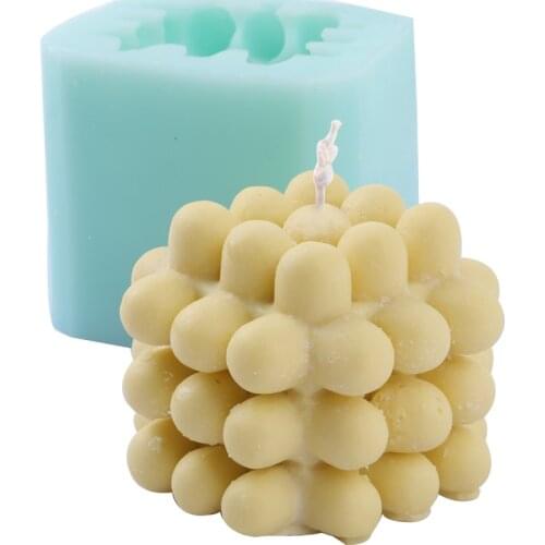 3D New Candle Silicone Mold DIY Soy Wax Aromatherapy Plaster Mould Handcraft Soap Cake Chocolate Home Decor Tools